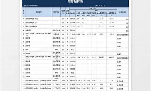 燃气灶维修价目表图片_燃气灶维修价目表